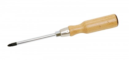 Surubelnita tip phillips, de impact, cu hexagon, maner lemn