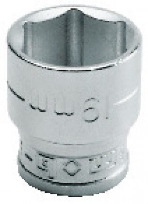 Cap cheie tubulara cu simplu hexagon 3/8 - sh