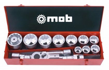 Trusa capete chei tubulare si accesorii heavy161 dh