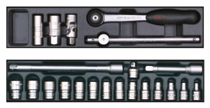 2 module pentru cutie de scule 450 mm